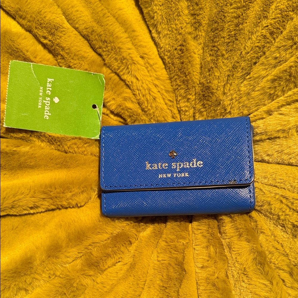 Kate Spade holly mikas pond Royal Blue Card Holder